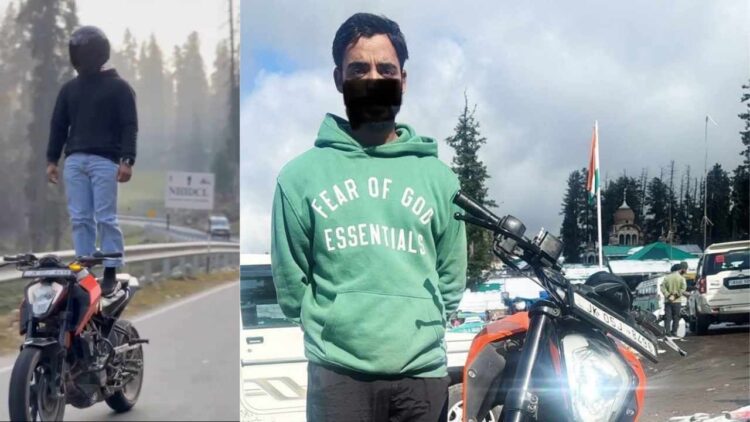 Stunt Biker Detained in Baramulla