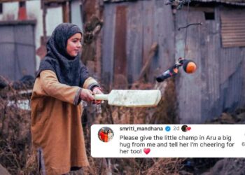 Aru Valley’s little girl Aamina dreams of cricket stardom