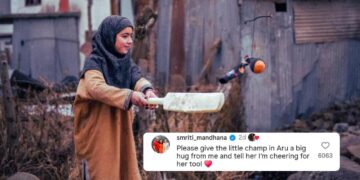 Aru Valley’s little girl Aamina dreams of cricket stardom